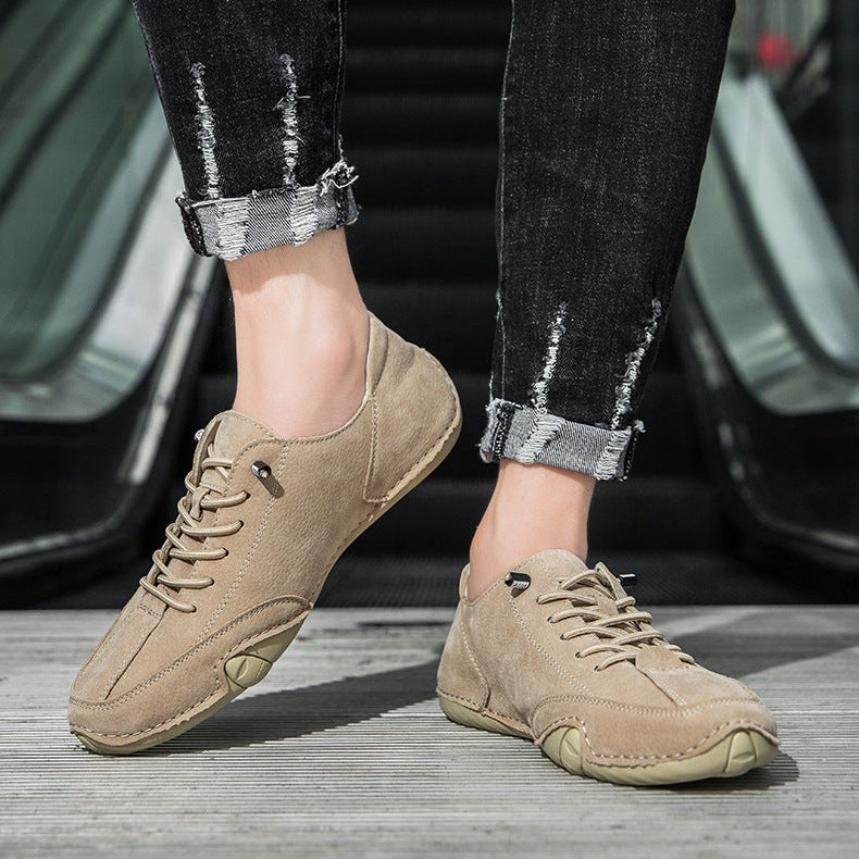 Sneakers heren met veters en geperforeerd detail 14