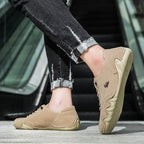 Sneakers heren met veters en geperforeerd detail 15