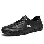 Sneakers heren met veters en geperforeerd detail 3
