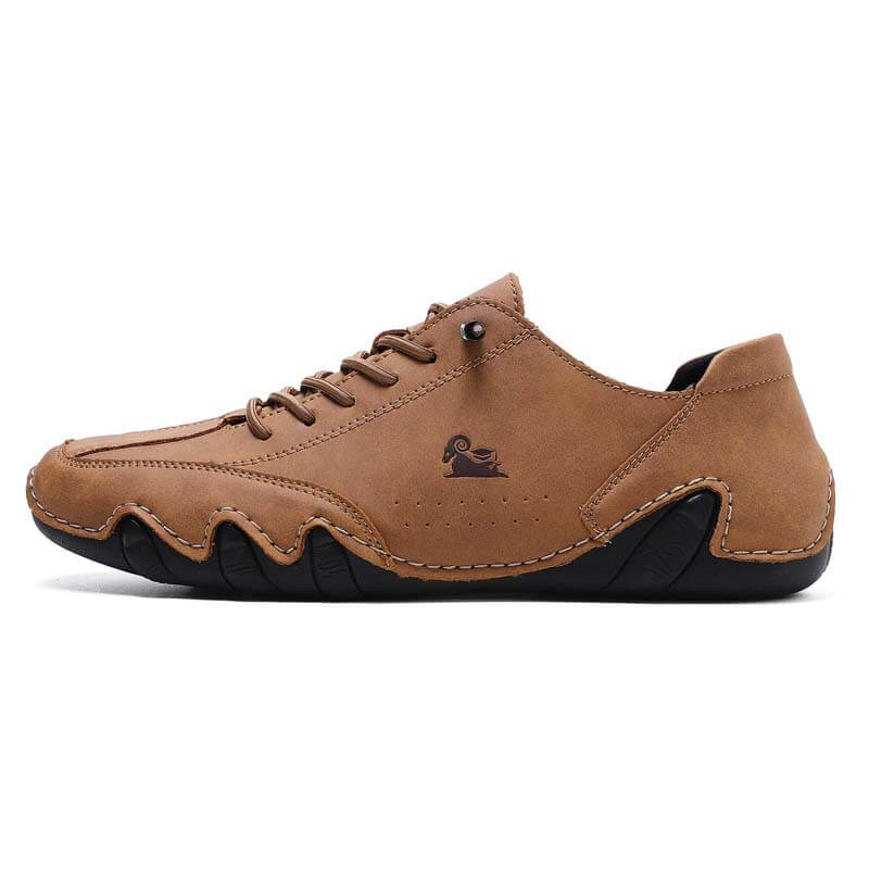 Sneakers heren met veters en geperforeerd detail 6