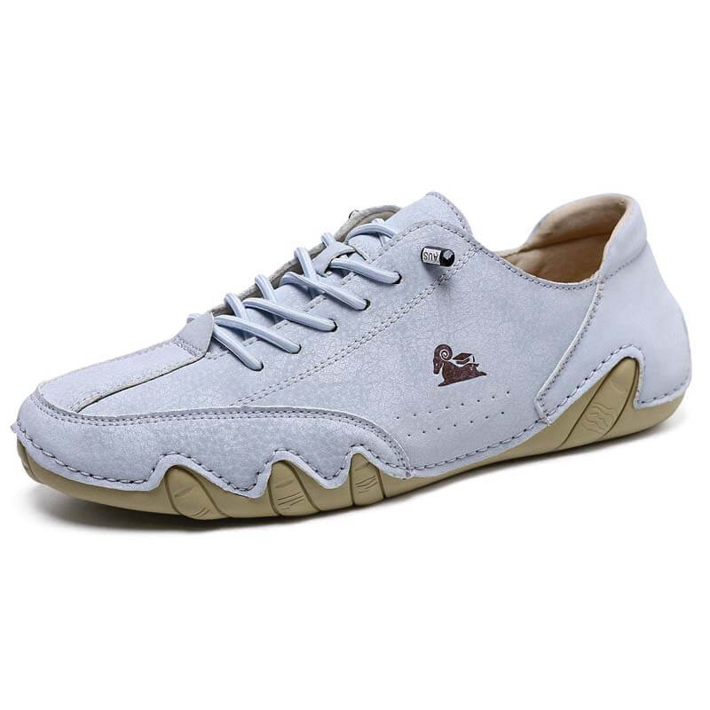 Sneakers heren met veters en geperforeerd detail 7
