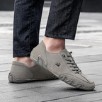 Sneakers heren met veters en geperforeerd detail 8