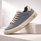 Sneakers heren met veters en gestikte zool 1