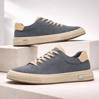 Sneakers heren met veters en gestikte zool 3