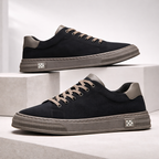 Sneakers heren met veters en gestikte zool 4