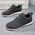 Sneakers heren met veters en lichte zool 4