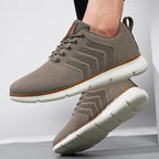 Sneakers heren met veters en lichte zool 5
