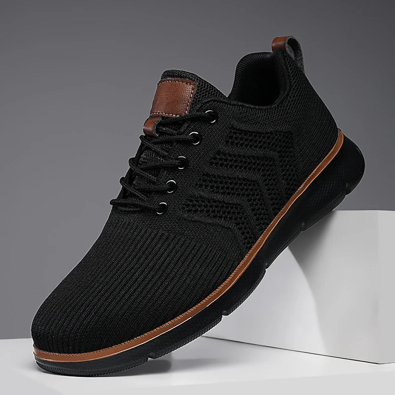 Sneakers heren met veters en lichte zool 6