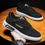 Sneakers heren van canvas met veters 2