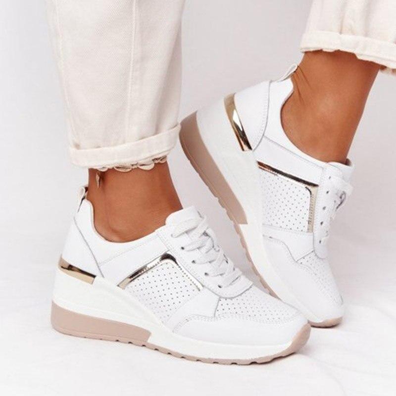 Sneakers dames met gedempte zool en ademende materialen voor dagelijks gebruik 5