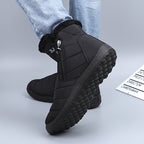 Snowboots dames gewatteerd met rits en warme voering 15