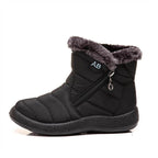 Snowboots dames gewatteerd met rits en warme voering 28