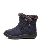 Snowboots dames gewatteerd met rits en warme voering 29