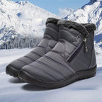 Snowboots dames gewatteerd met rits en warme voering 6