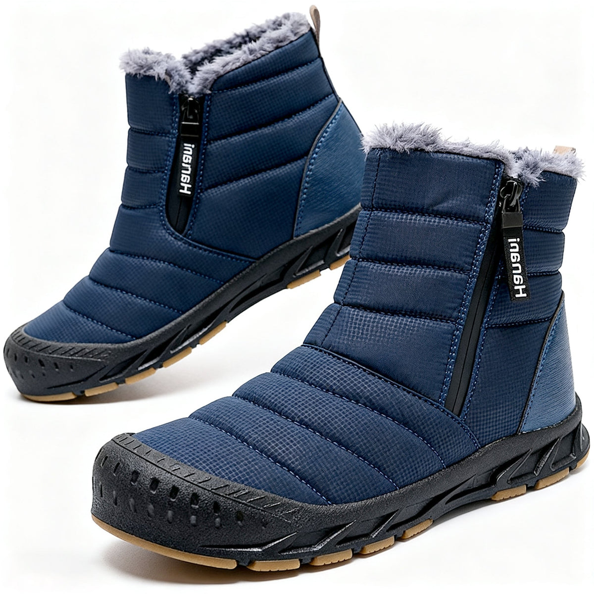 Snowboots dames hoog met rits en warme voering 1