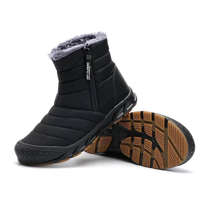 Snowboots dames hoog met rits en warme voering 2