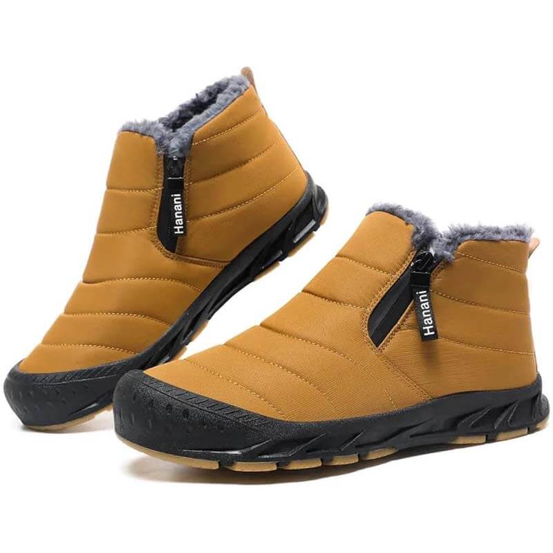 Snowboots dames met rits en dikke comfortzool 2