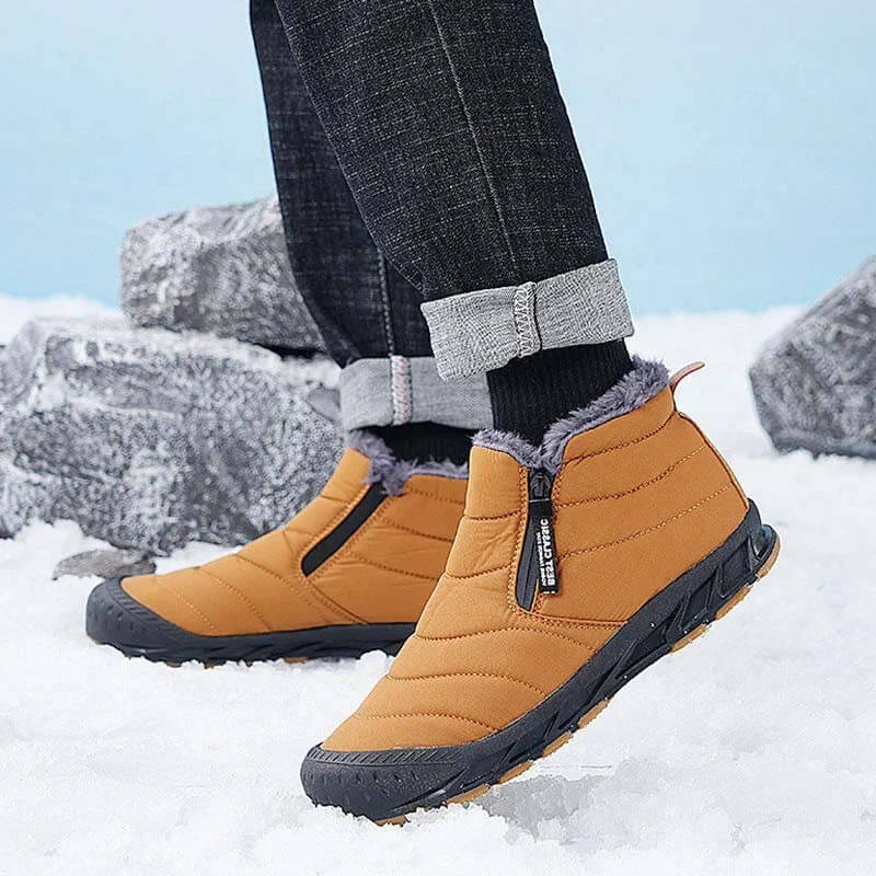 Snowboots dames met rits en dikke comfortzool 29