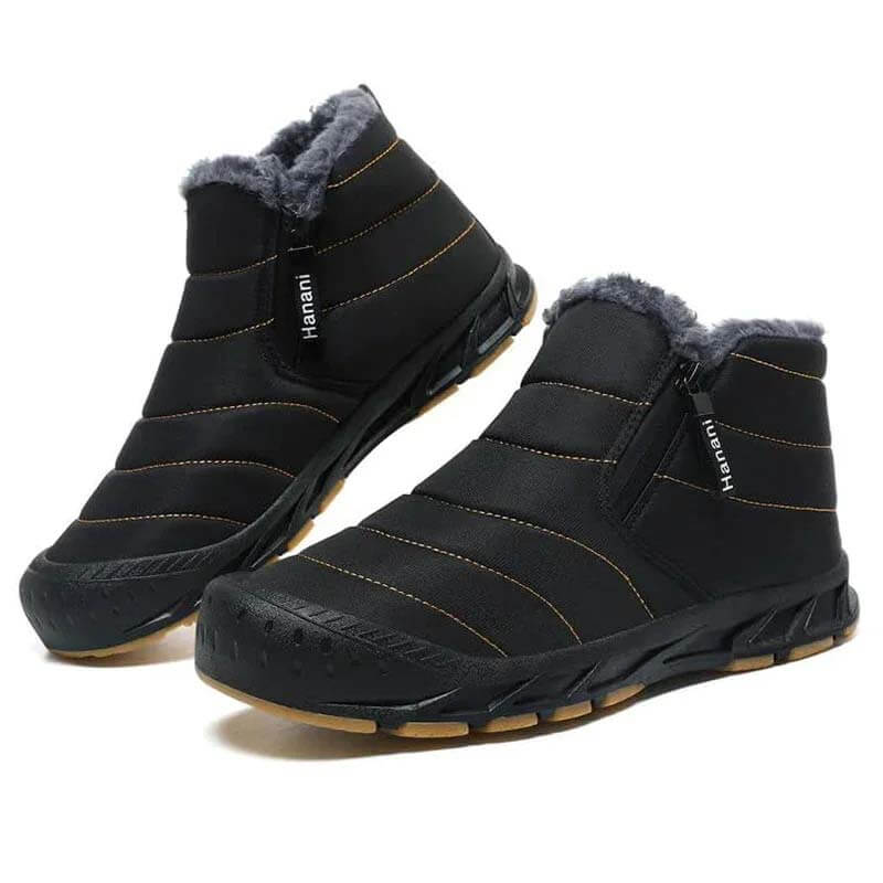 Snowboots dames met rits en dikke comfortzool 3