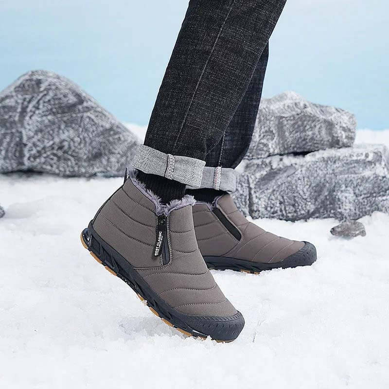 Snowboots dames met rits en dikke comfortzool 30