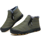 Snowboots dames met rits en dikke comfortzool 4