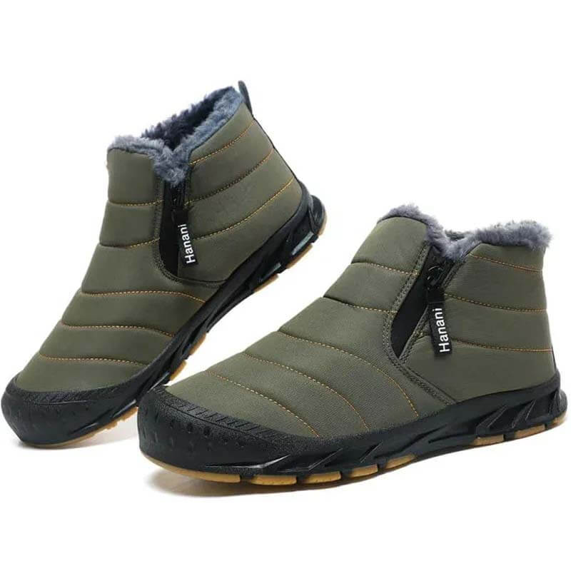 Snowboots dames met rits en dikke comfortzool 4