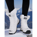 Snowboots dames met veters en warme voering 1