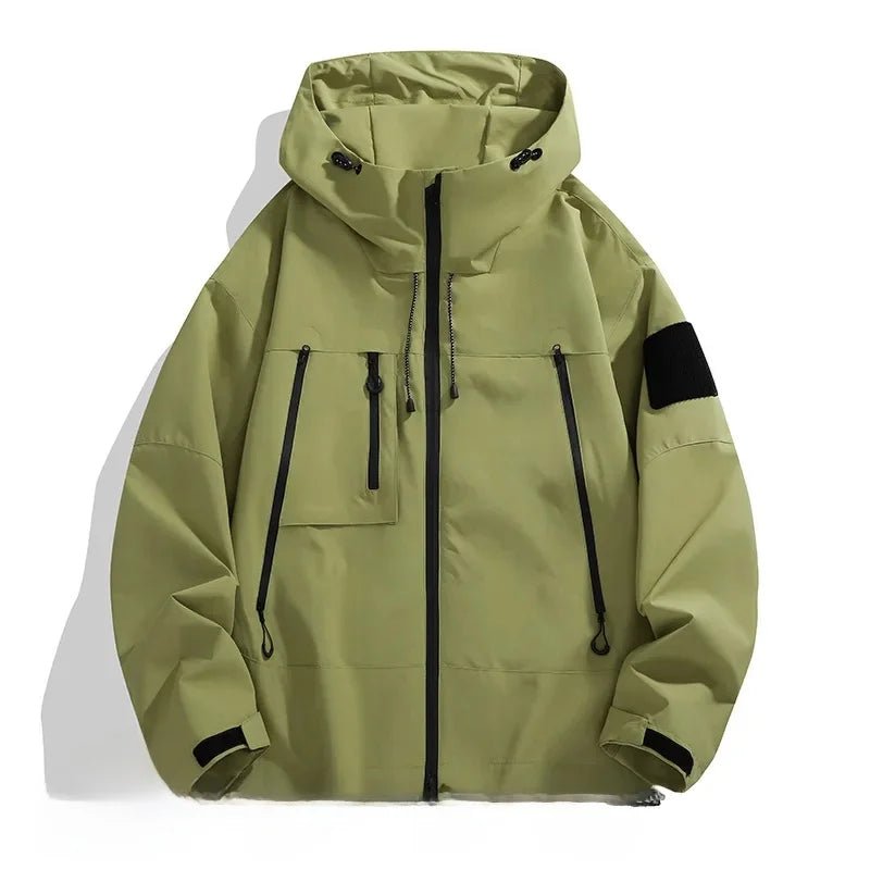 Softshell jas heren met capuchon en ritssluiting 1