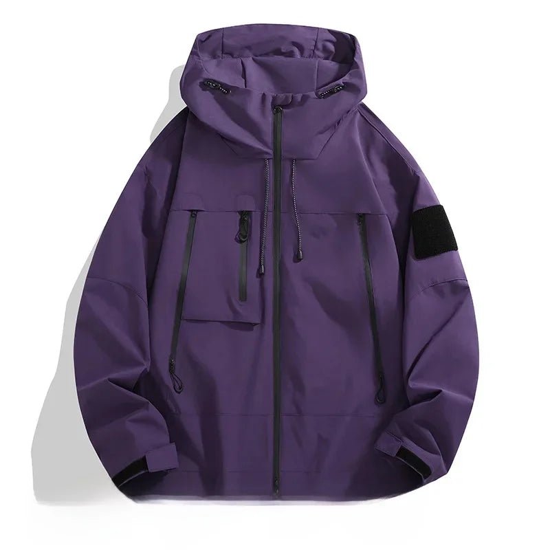 Softshell jas heren met capuchon en ritssluiting 3