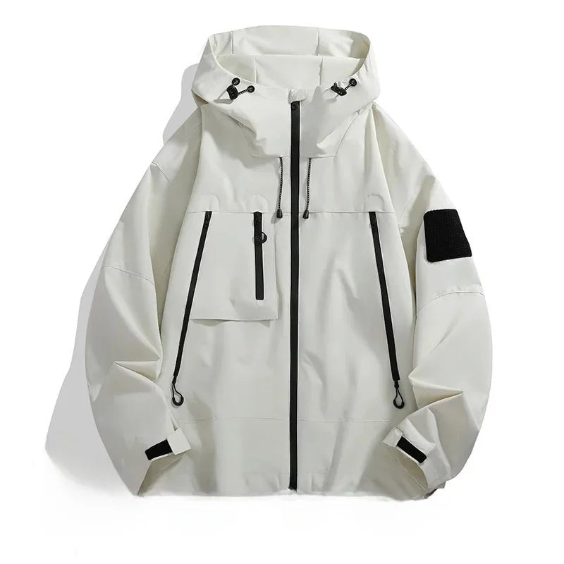 Softshell jas heren met capuchon en ritssluiting 5