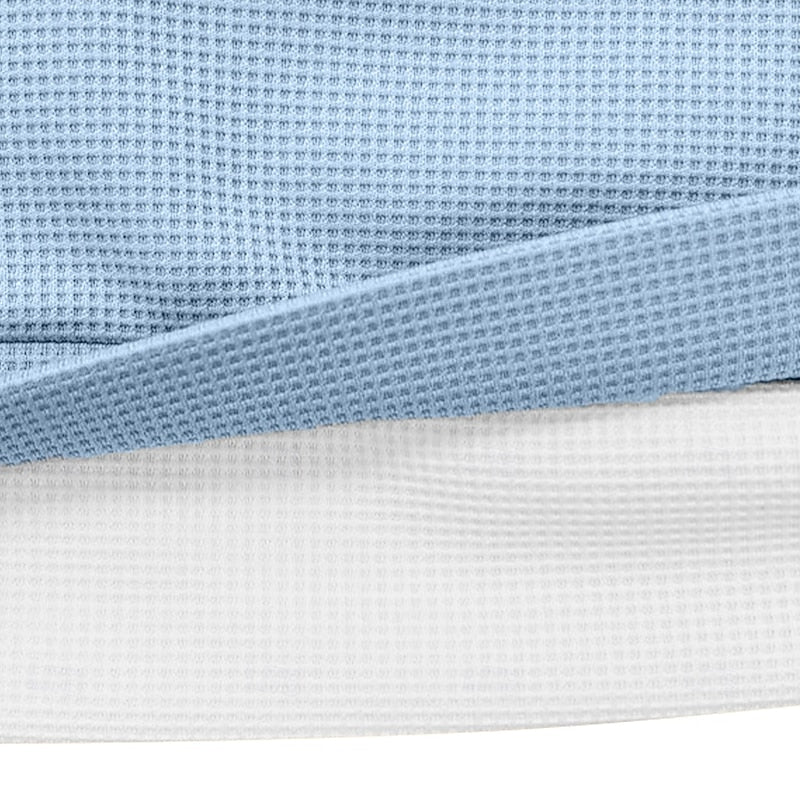 Sweater heren met korte rits, opstaande kraag en wafelstructuur 13