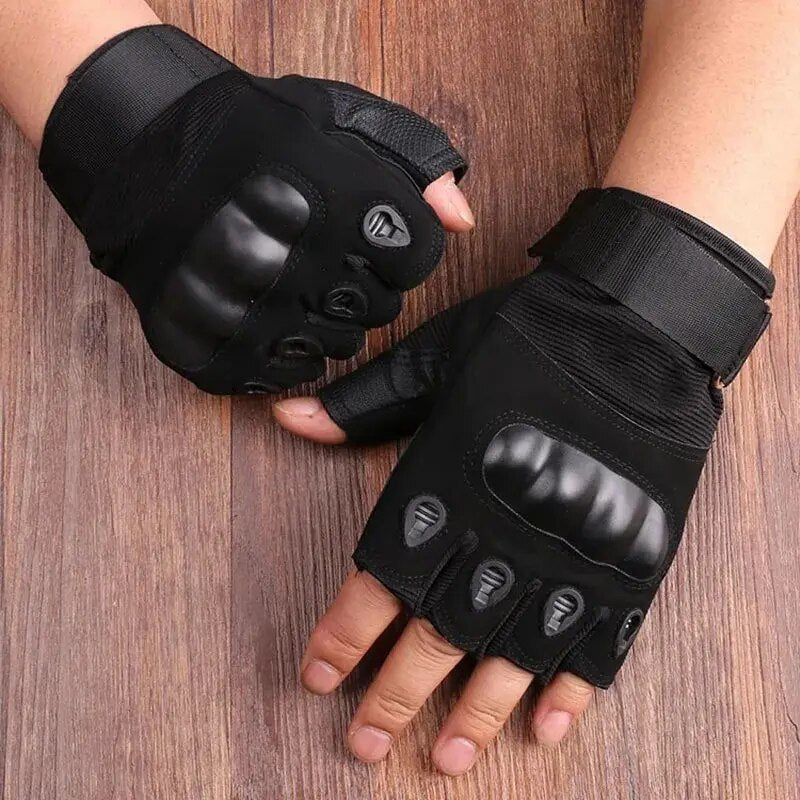 Tactische handschoenen dames met halve vingers 1