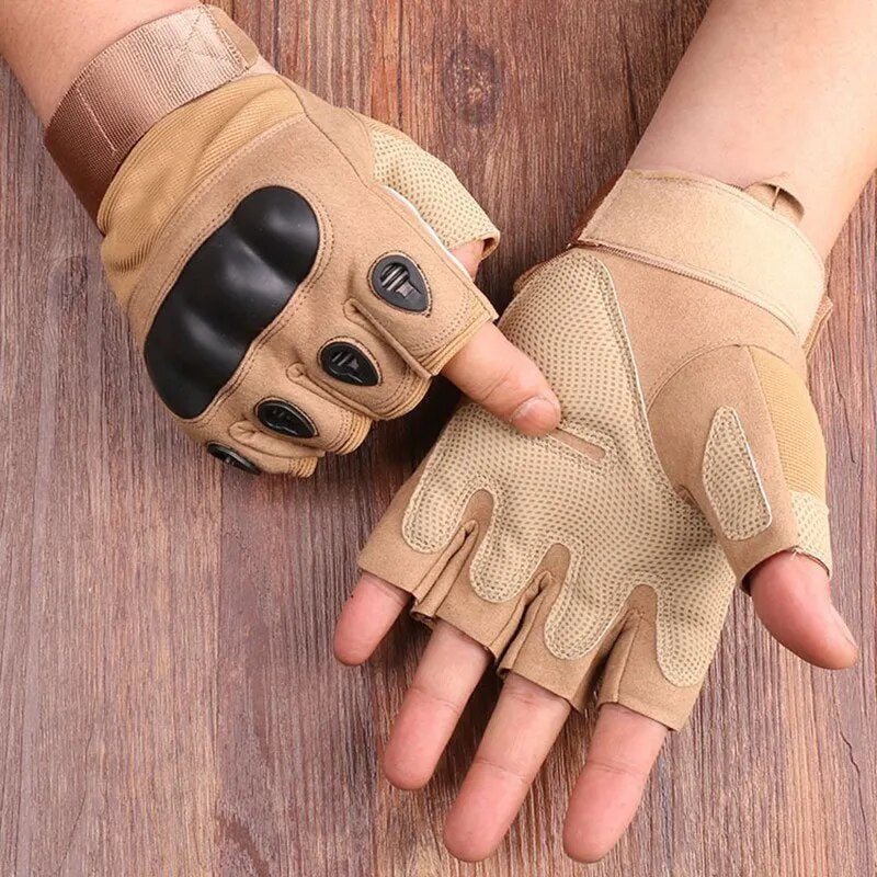 Tactische handschoenen dames met halve vingers 3