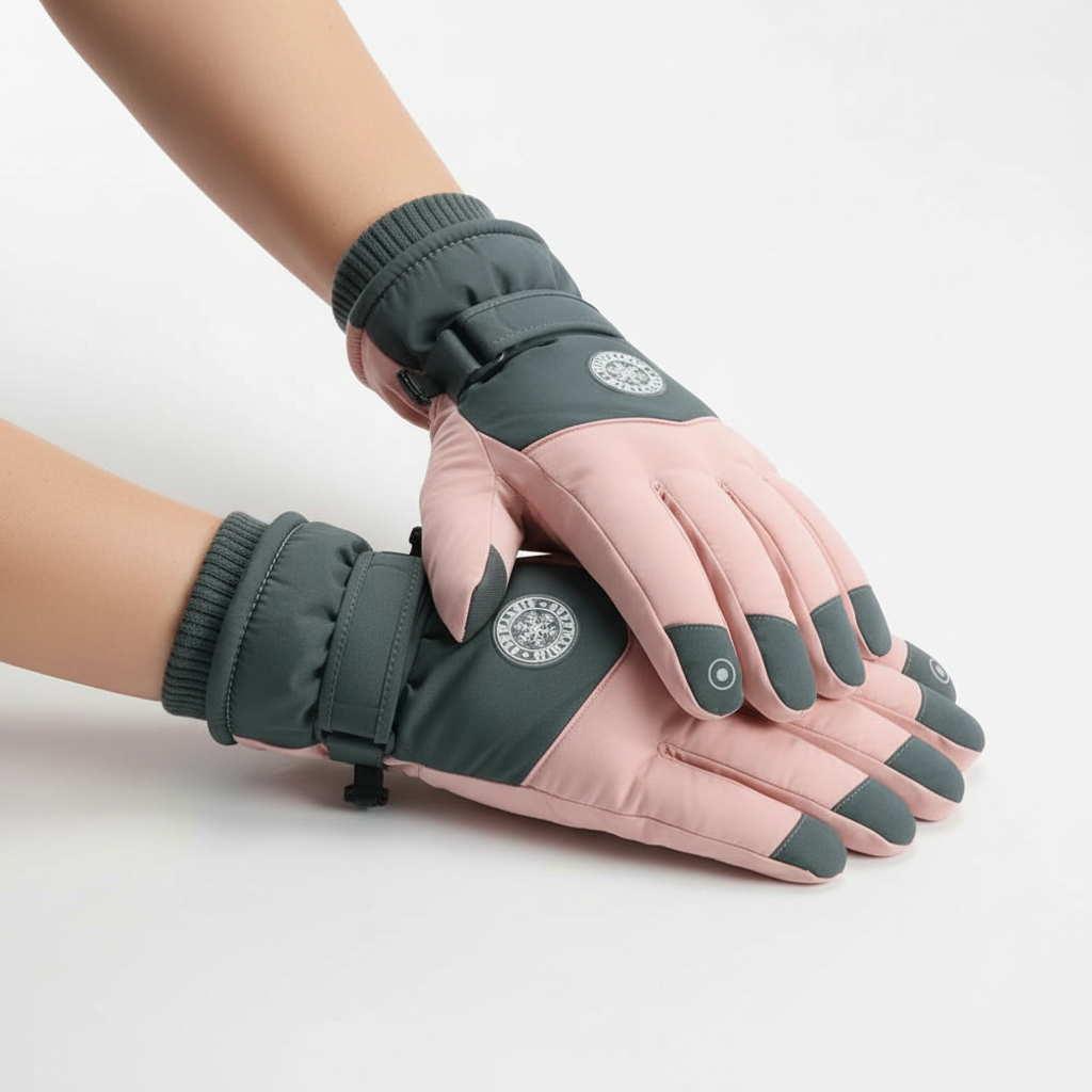 Thermische handschoenen dames met touchscreen en antislip 1