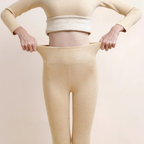 Thermo legging dames fleece gevoerd met hoge taille 5