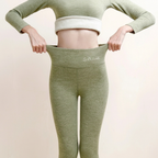 Thermo legging dames fleece gevoerd met hoge taille 6