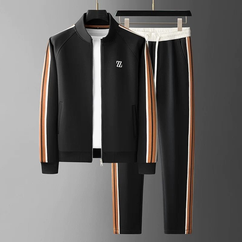 Trainingspak heren met ritsjack en joggingbroek 11