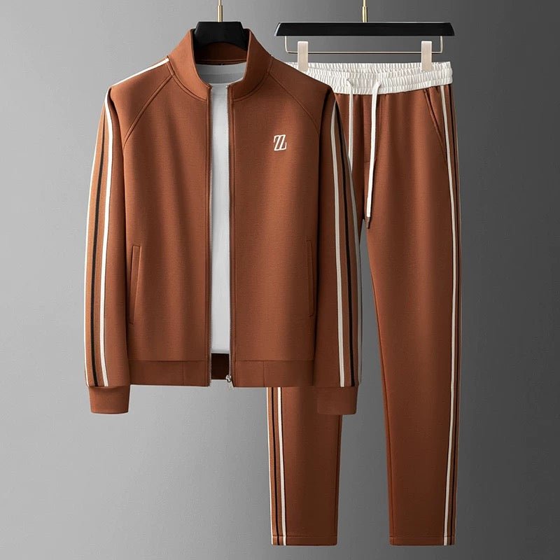 Trainingspak heren met ritsjack en joggingbroek 5