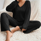 Tweedelige loungeset dames met losse pasvorm en zacht ademend materiaal 11