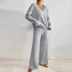 Tweedelige loungeset dames met losse pasvorm en zacht ademend materiaal 14