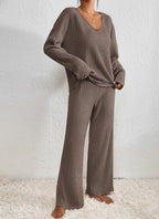 Tweedelige loungeset dames met losse pasvorm en zacht ademend materiaal 2