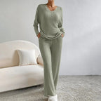 Tweedelige loungeset dames met losse pasvorm en zacht ademend materiaal 5