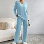 Tweedelige loungeset dames met losse pasvorm en zacht ademend materiaal 6