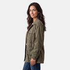 Utility jas dames oversize met meerdere zakken 2