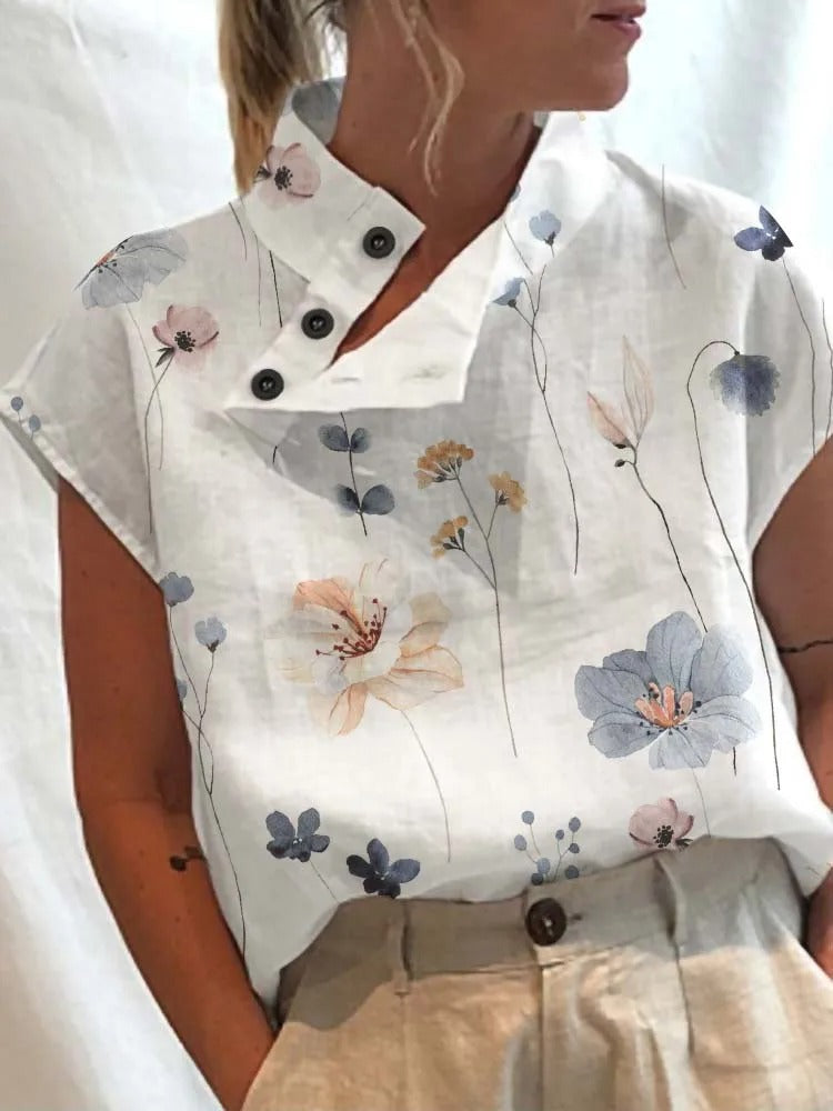 Annabel - Blouse met gezellige print dames