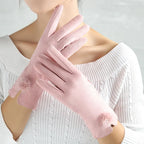 Vintage handschoenen dames met touchscreen 6