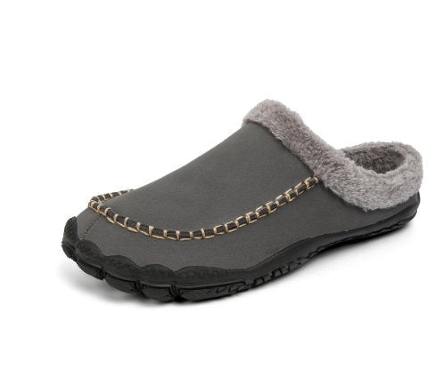 Warme gevoerde heren pantoffels met antislipzool 1