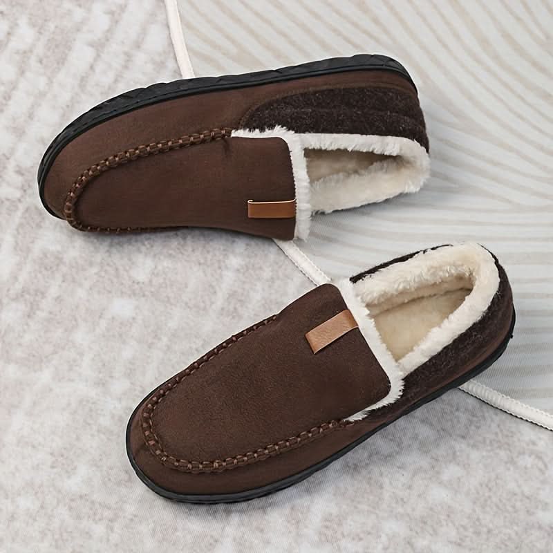 Warme instap heren pantoffels voor koude winterdagen 4
