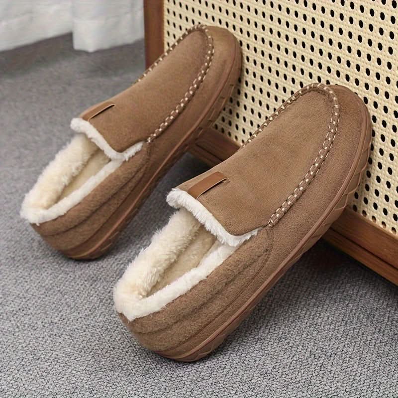 Warme instap heren pantoffels voor koude winterdagen 7