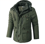 Warme winterjas heren met isolerende voering 4